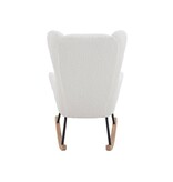 SalesFever Witte schommelstoel van teddybont