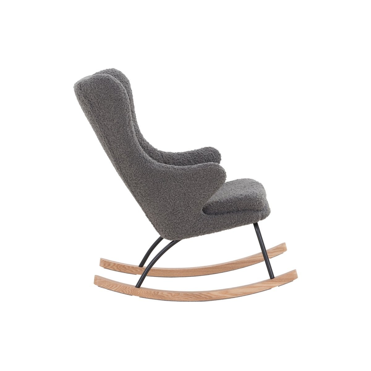 SalesFever Schommelstoel teddybont grijs