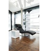 SalesFever Relax ligbed zwart kunstleer look