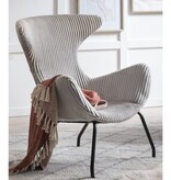 SalesFever Relaxfauteuil Grijze structuurstof