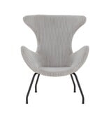 SalesFever Relaxfauteuil Grijze structuurstof