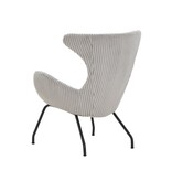 SalesFever Relaxfauteuil Grijze structuurstof