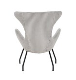 SalesFever Relaxfauteuil Grijze structuurstof