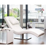 SalesFever Relax ligbed wit kunstleer look