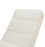 SalesFever Relax ligbed wit kunstleer look