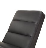 SalesFever Relax ligbed zwart kunstleer look