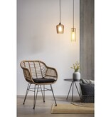 SalesFever Set van 2 fauteuils in rotan look, naturel