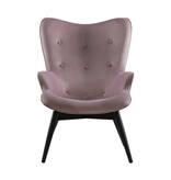 SalesFever Fauteuil roze fluweel