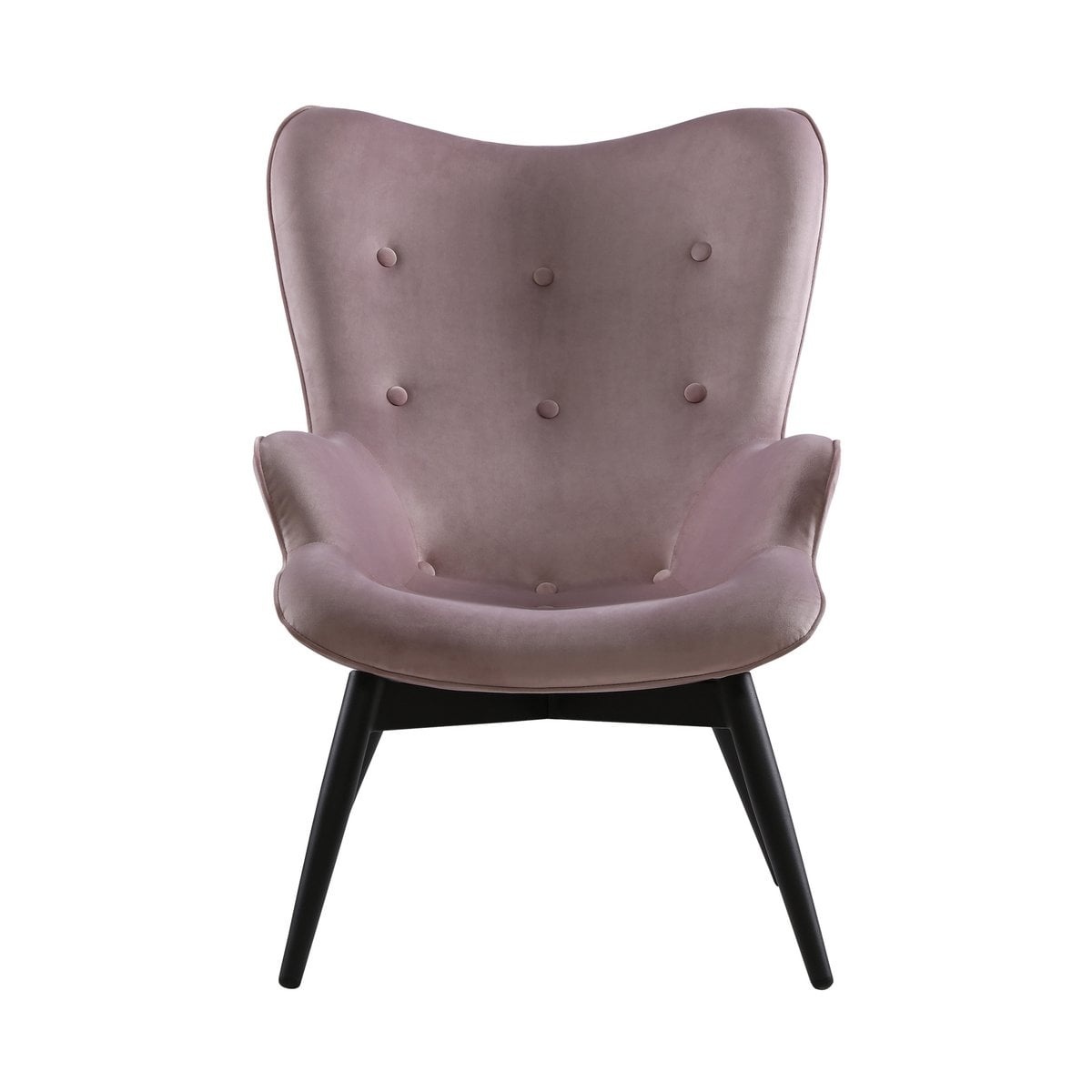 SalesFever Fauteuil roze fluweel