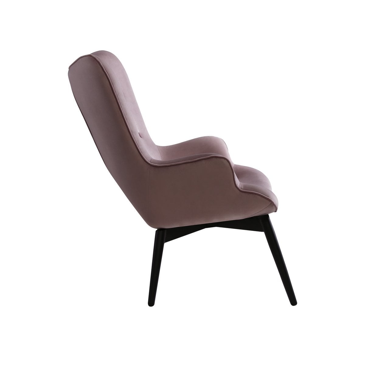 SalesFever Fauteuil roze fluweel