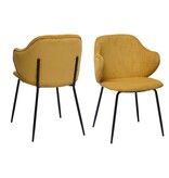 SalesFever Set van 2 fauteuils in goud