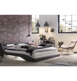 SalesFever Fauteuil XXL fluweel roze metaal houtlook