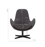 SalesFever Fauteuil met draaifunctie