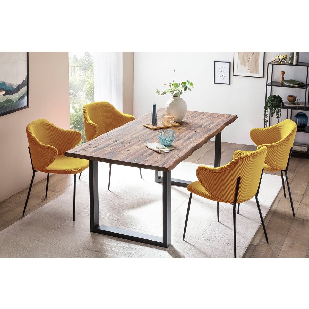 SalesFever Set van 2 fauteuils in goud