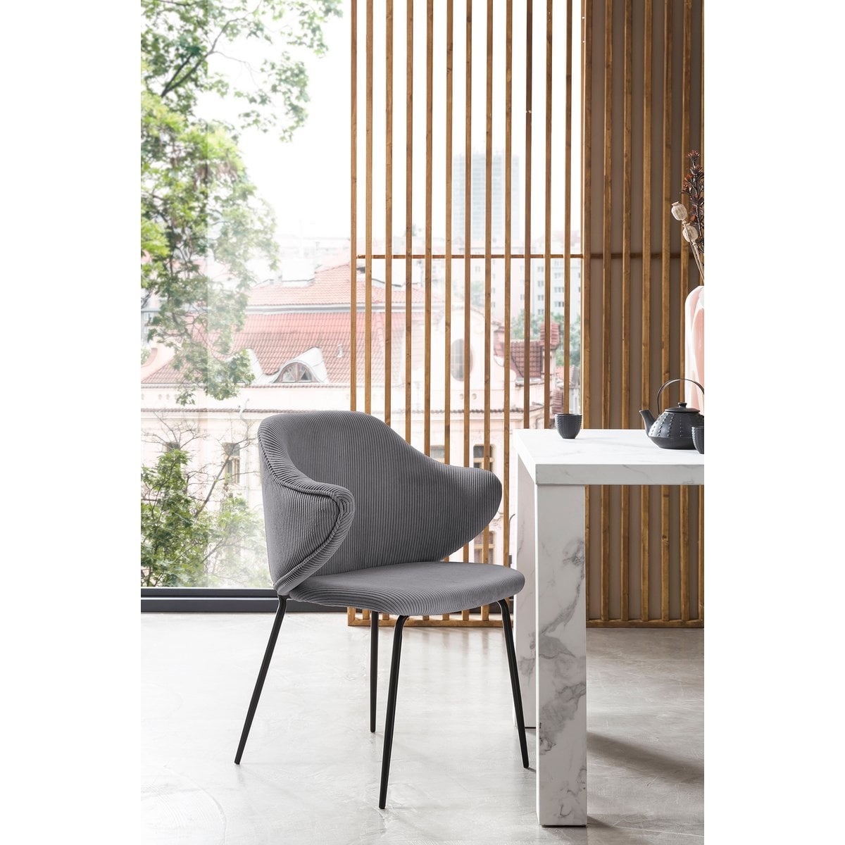 SalesFever Set van 2 fauteuils grijs