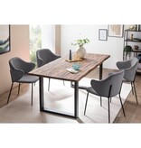 SalesFever Set van 2 fauteuils grijs