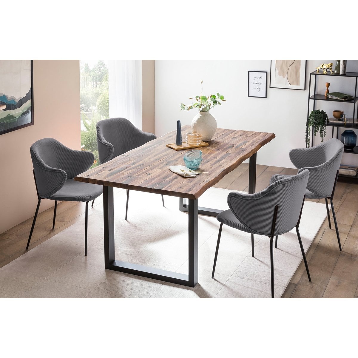 SalesFever Set van 2 fauteuils grijs