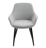 SalesFever Set van 2 fauteuils lichtgrijs
