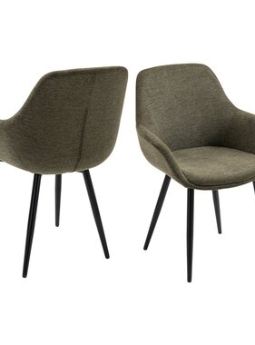 SalesFever Set van 2 fauteuils groen