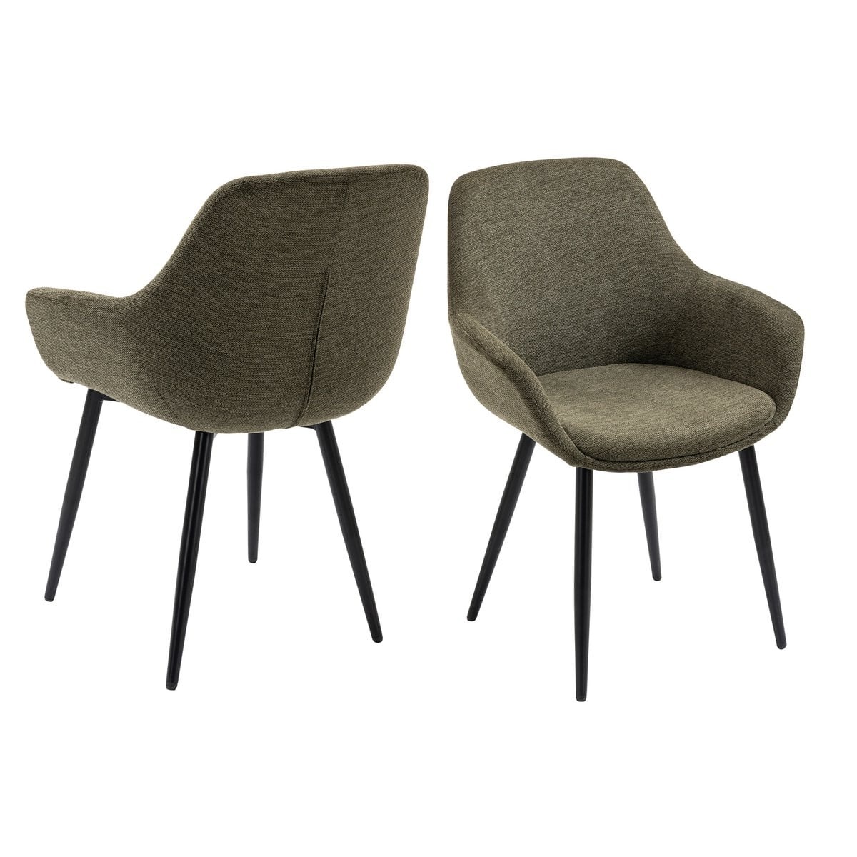 SalesFever Set van 2 fauteuils groen