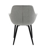 SalesFever Set van 2 fauteuils lichtgrijs