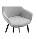 SalesFever Set van 2 fauteuils lichtgrijs