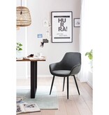 SalesFever Set van 2 fauteuils antraciet