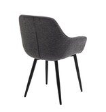 SalesFever Set van 2 fauteuils antraciet