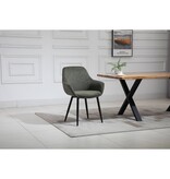 SalesFever Set van 2 fauteuils groen