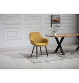 SalesFever Set van 2 fauteuils geel
