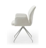 SalesFever Fauteuil met 180° draaifunctie Crème