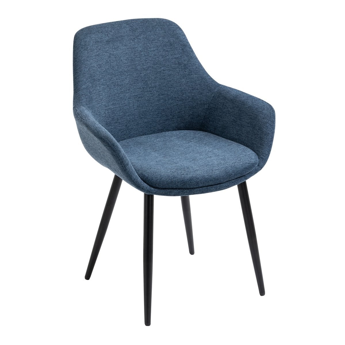 SalesFever Set van 2 fauteuils donkerblauw