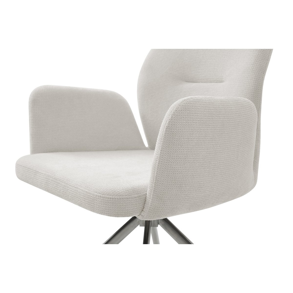 SalesFever Fauteuil met 180° draaifunctie Crème