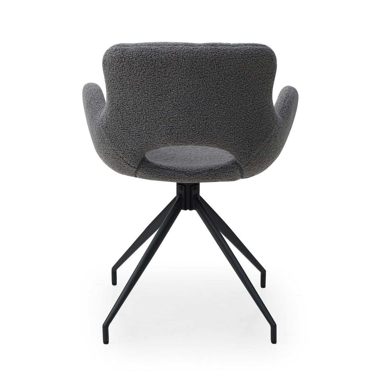 SalesFever Fauteuil met uitgesneden rugleuning Donkergrijs