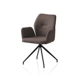 SalesFever Fauteuil met 180° draaifunctie bruin