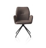 SalesFever Fauteuil met 180° draaifunctie bruin