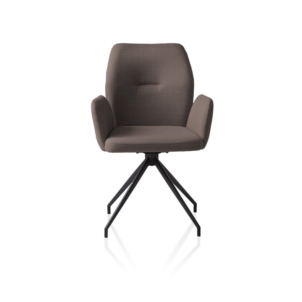 SalesFever Fauteuil met 180° draaifunctie bruin