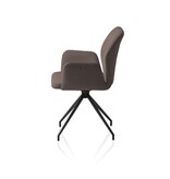 SalesFever Fauteuil met 180° draaifunctie bruin