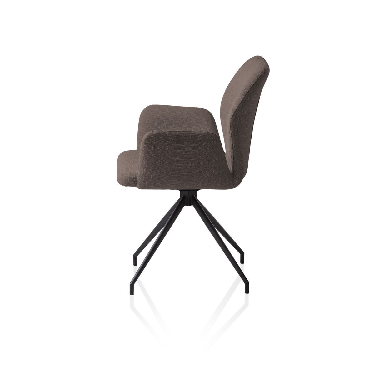 SalesFever Fauteuil met 180° draaifunctie bruin