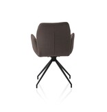 SalesFever Fauteuil met 180° draaifunctie bruin