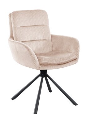 SalesFever Fauteuil in corduroy look beige