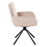 SalesFever Fauteuil in corduroy look beige