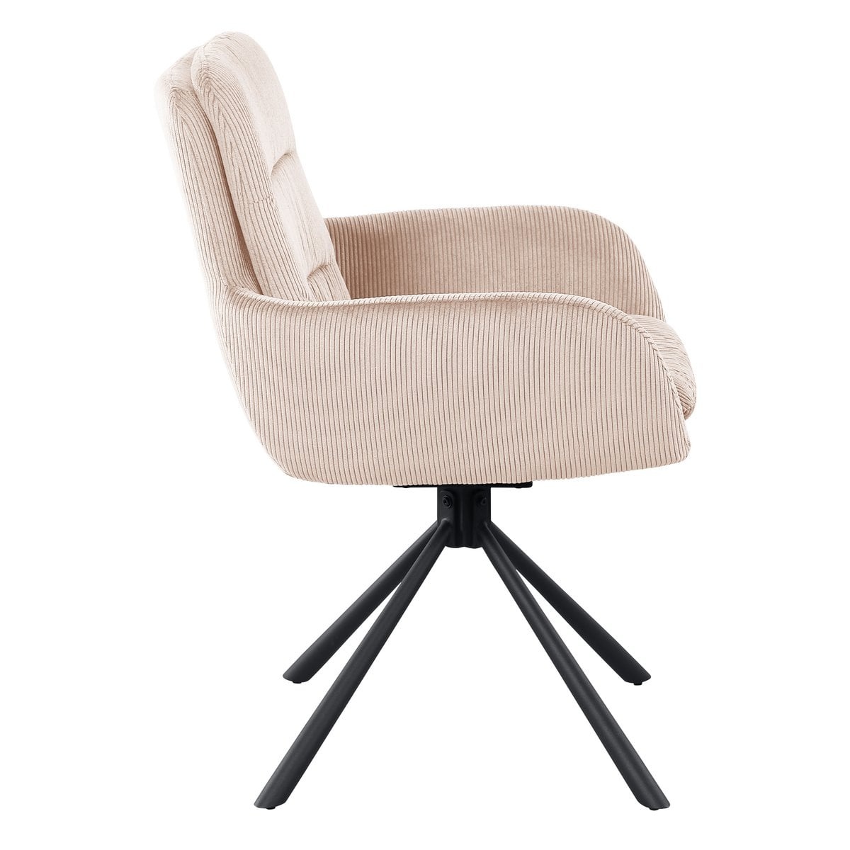 SalesFever Fauteuil in corduroy look beige