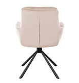SalesFever Fauteuil in corduroy look beige