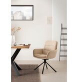 SalesFever Fauteuil in corduroy look beige