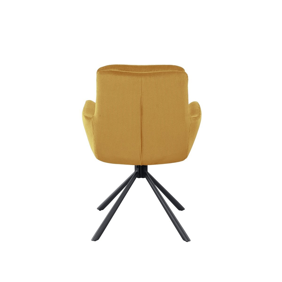 SalesFever Fauteuil in corduroy look goud