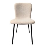SalesFever Bouclélook stoelenset van 4 beige