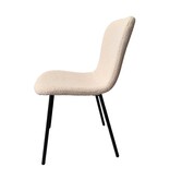 SalesFever Bouclélook stoelenset van 4 beige