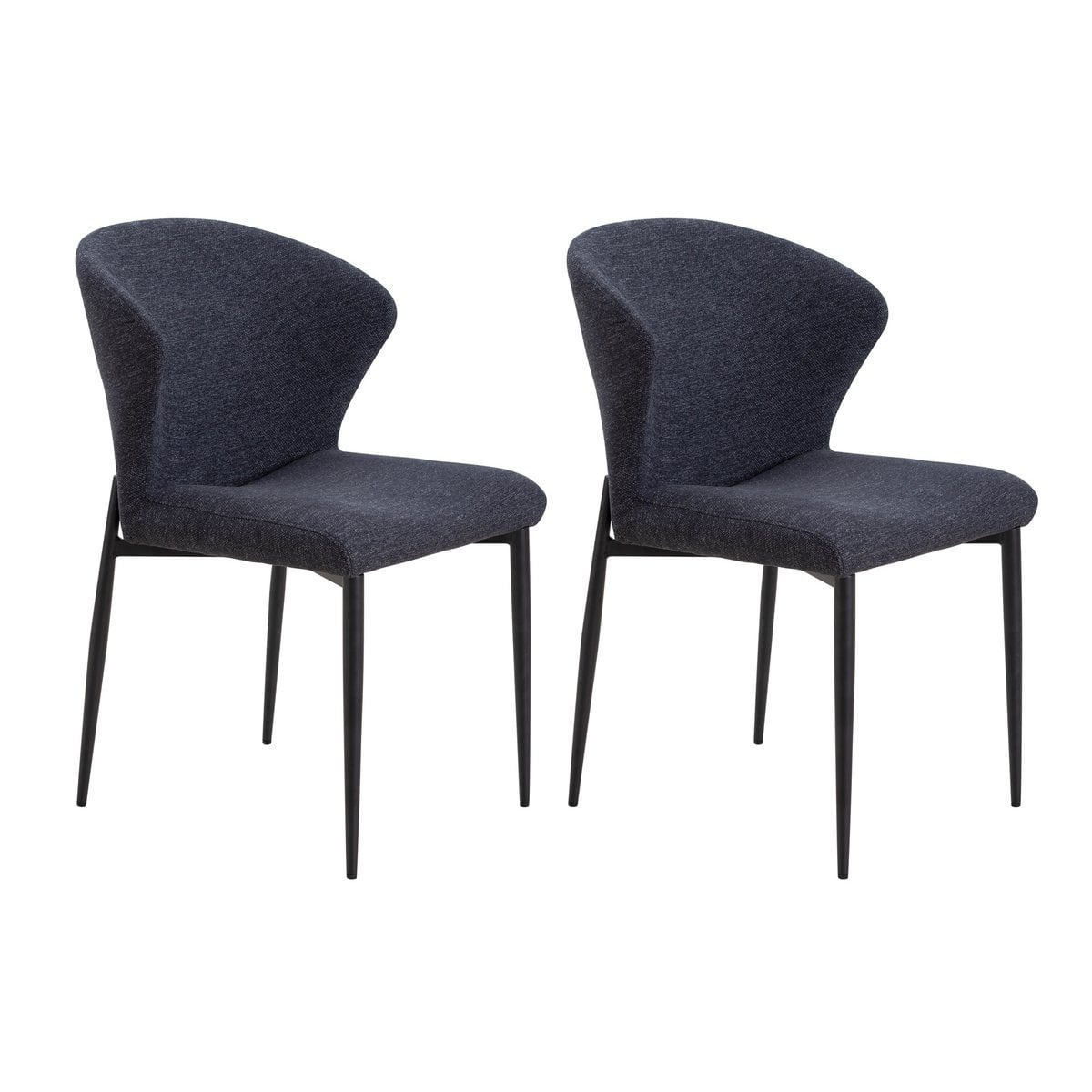 SalesFever Eetkamerstoel set van 2 antraciet