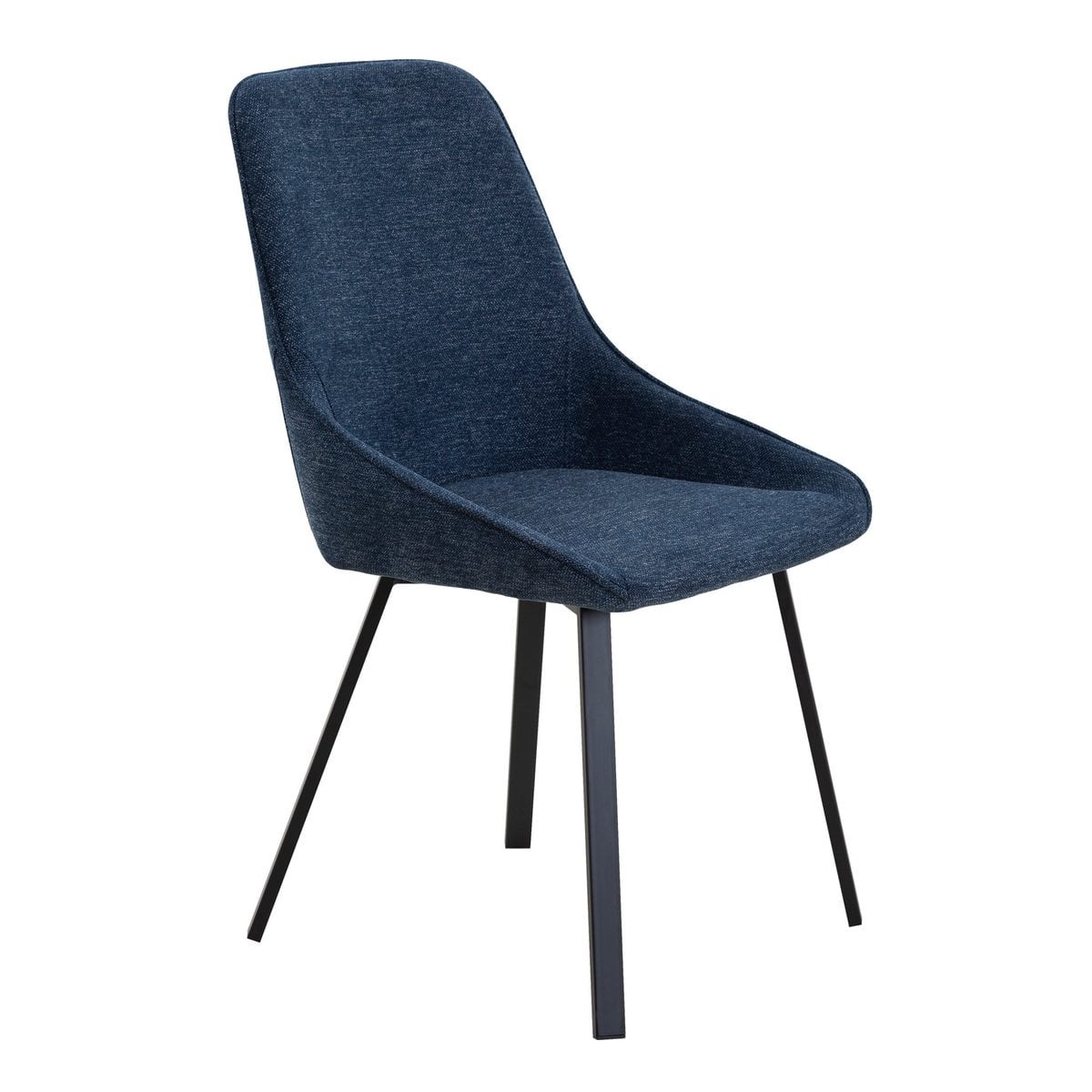 SalesFever Eetkamerstoel set van 2 donkerblauw